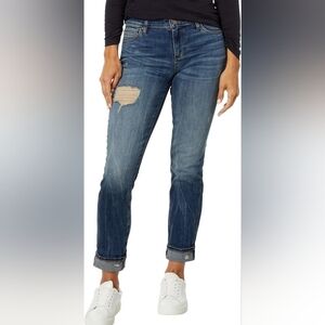 Kut from the Kloth Blue Catherine Boyfriend Women Jeans, Size 8 (34x30)